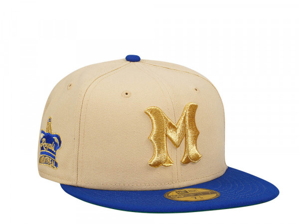 New Era Montreal Royals Vegas Gold Prime Two Tone Edition 59Fifty Fitted Cap