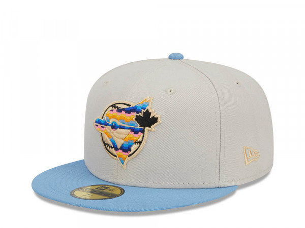 New Era Toronto Blue Jays Beachfront Stone Two Tone Edition 59Fifty Fitted Cap