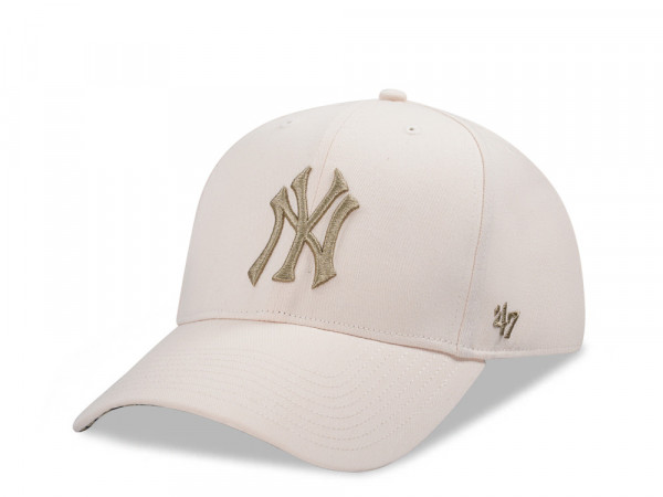 47Brand New York Yankees Natural Tropic Pop Under MVP Snapback Cap
