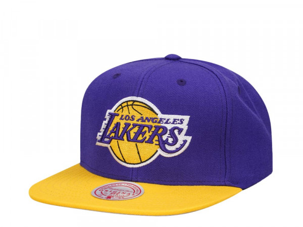 Mitchell & Ness Los Angeles Lakers Team Two Tone 2.0 Snapback Cap