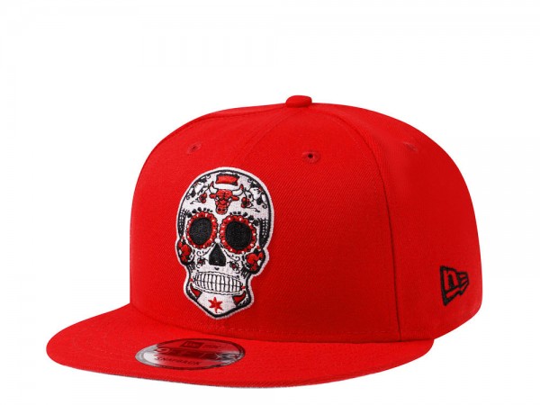 New Era Chicago Bulls Red Skull Edition 9Fifty Snapback Cap