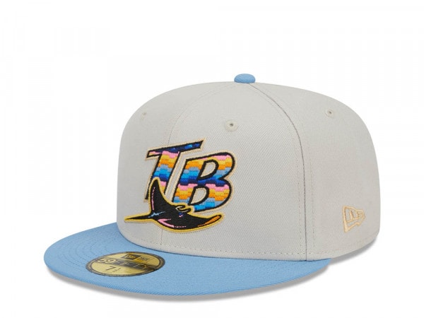 New Era Tampa Bay Rays Beachfront Stone Two Tone Edition 59Fifty Fitted Cap