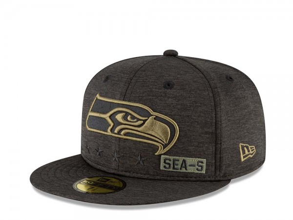 New Era Seattle Seahawks Salute to Service 2020 Fitted 59Fifty Cap