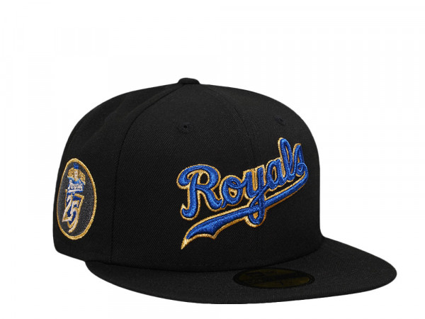 New Era Kansas City Royals 25th Anniversary Black Edition 59Fifty Fitted Cap