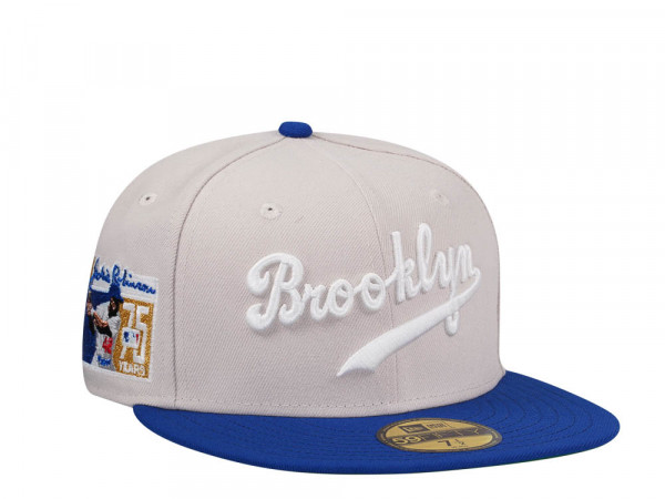 New Era Brooklyn Dodgers Jackie Robinson 75 Years Glow Two Tone Edition 59Fifty Fitted Cap