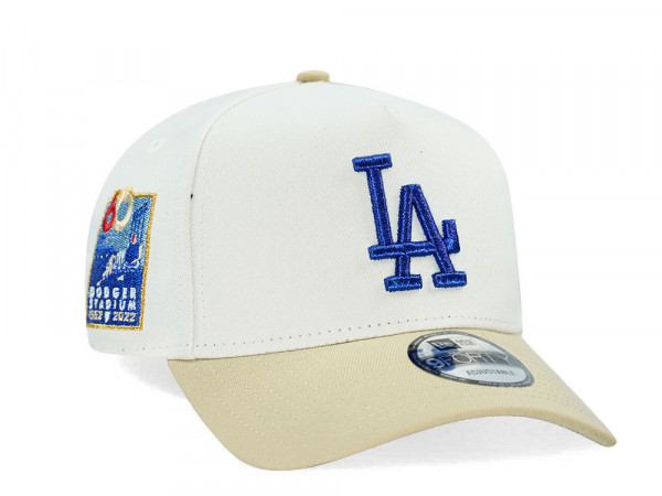 New Era Los Angeles Dodgers 60th Anniversary Sneaky Chrome Two Tone Edition 9Forty A Frame Snapback Cap