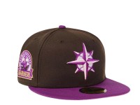 New Era Seattle Mariners 30th Anniversary Coffee Purple Edition 59Fifty Fitted Cap