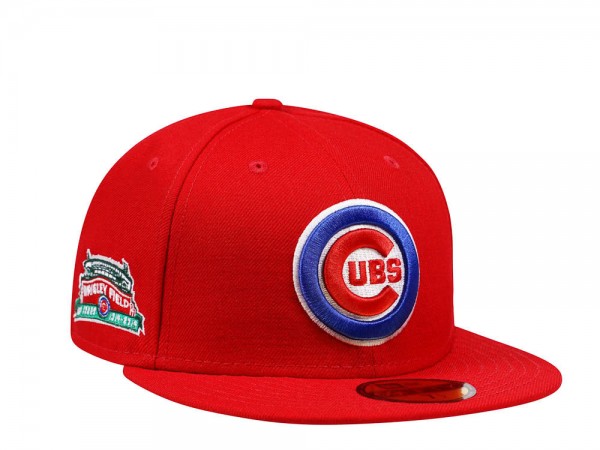 New Era Chicago Cubs 100 Years Wrigley Field Red Edition 59Fifty Fitted Cap