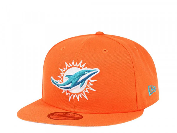 New Era Miami Dolphins Orange Edition 9Fifty Snapback Cap