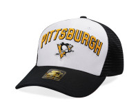 Starter Pittsburgh Penguins Penalty Curved Trucker Snapback Cap