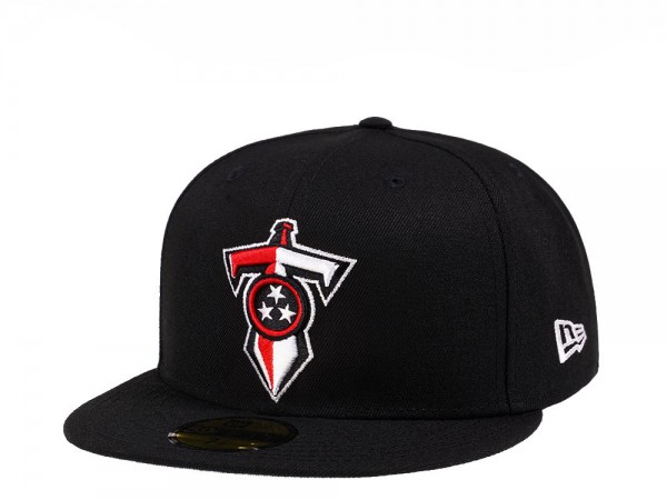 New Era Tennessee Titans Alternate Black Crimson Collection 59Fifty Fitted Cap