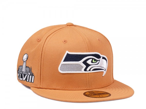 New Era Seattle Seahawks Super Bowl XLVIII Golden Memories Collection 59Fifty Fitted Cap