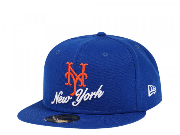 New Era New York Mets Blue Duallogo Edition 59Fifty Fitted Cap