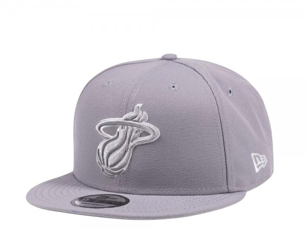 New Era Miami Heat All About Gray Edition 9Fifty Snapback Cap