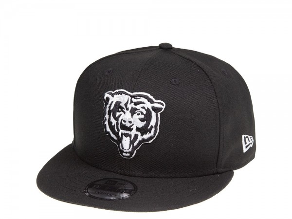 New Era Chicago Bears Black and White 9Fifty Snapback Cap