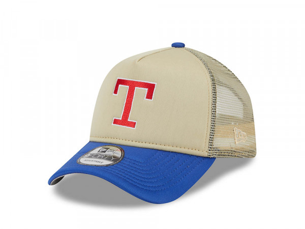 New Era Texas Rangers All Day Two Tone 9Forty A Frame Trucker Snapback Cap