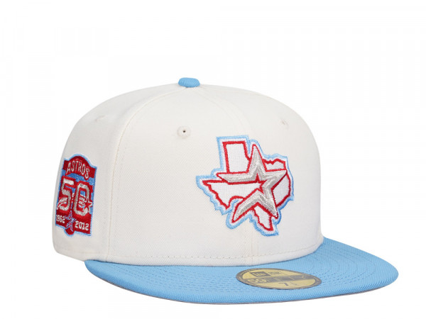 New Era Houston Astros 50th Anniversary Color Flip Prime Two Tone Edition 59Fifty Fitted Cap