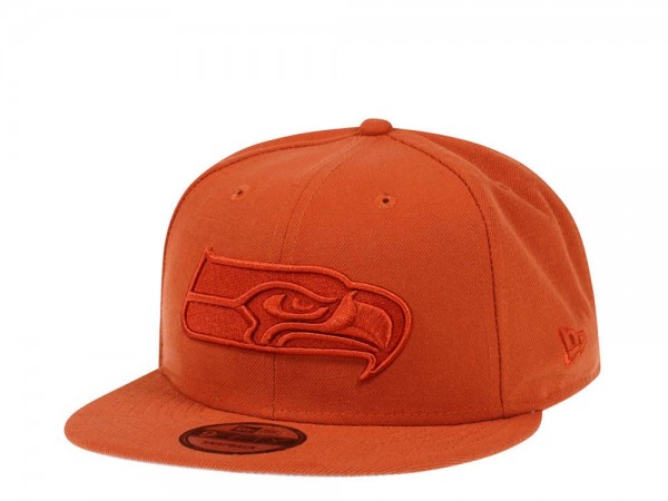New Era Seattle Seahawks Rust Orange Edition 9Fifty Snapback Cap