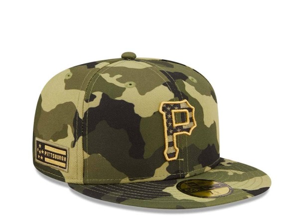 New Era Pittsburgh Pirates Armed Forces Day 2022 59Fifty Fitted Cap