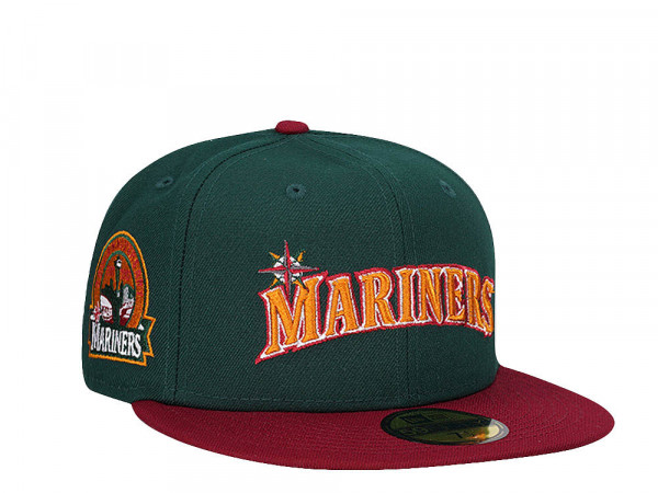 New Era Seattle Mariners 30th Anniversary Colorflip Script Two Tone Edition 59Fifty Fitted Cap