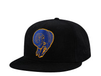 New Era Los Angeles Rams Black Cord Throwback Edition 59Fifty Fitted Cap