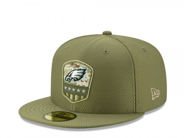 New Era Philadelphia Eagles Salute to Service 2019 59Fifty Fitted Cap
