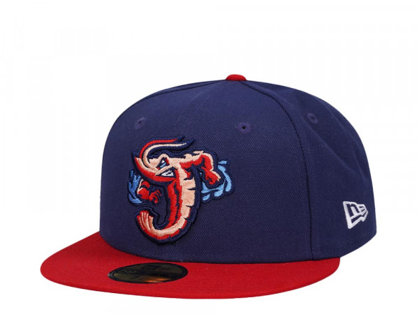 New Era Jacksonville Jumbo Shrimps Navy Two Tone Edition 59Fifty Fitted Cap