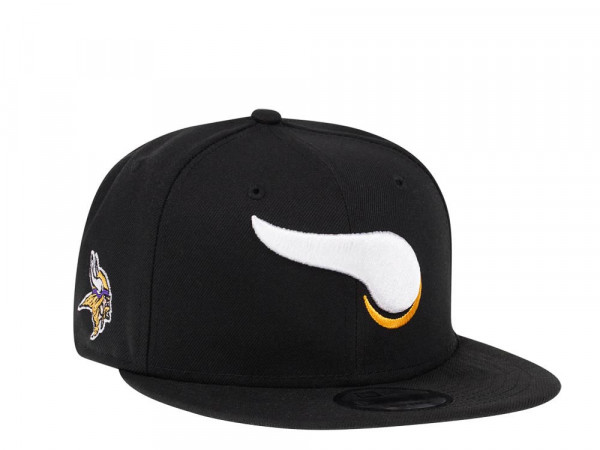 New Era Minnesota Vikings Black Prime Edition 9Fifty Snapback Cap