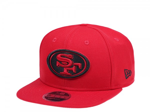 New Era San Francisco 49ers Original Fit Scarlet 9Fifty Snapback Cap