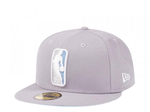 New Era NBA Logo Gray Edition 59Fifty Fitted Cap