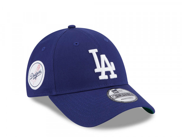 New Era Los Angeles Dodgers Blue Throwback 9Forty Strapback Cap