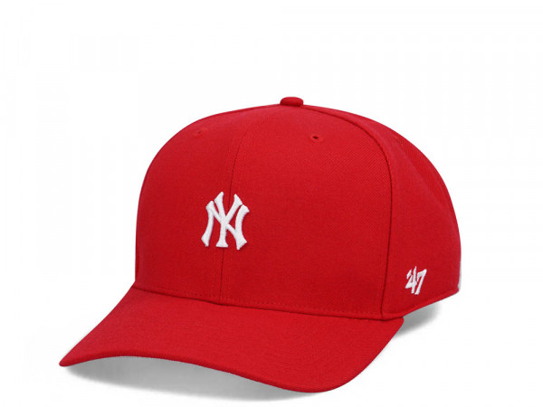 47Brand New York Yankees Red Base Runner MVP DP Snapback Cap
