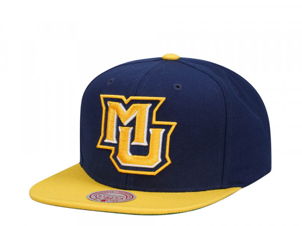 Mitchell & Ness  Marquette University Team Two Tone 2.0 Throwback Edition Snapback Cap