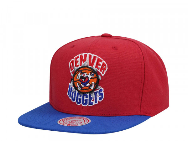 Mitchell & Ness Denver Nuggets Breakthrough Two Tone Snapback Cap