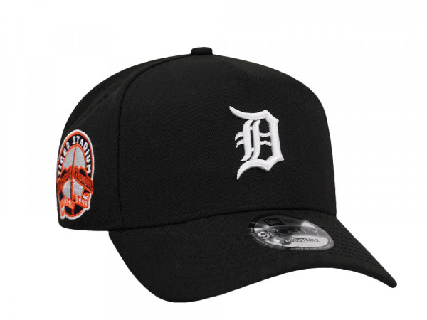 New Era Detroit Tigers Stadium Patch Black Edition 9Forty A Frame Snapback Cap