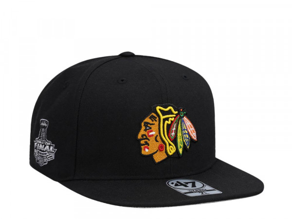47Brand Chicago Blackhawks Stanley Cup 2013 Vintage Black 47Pro Fitted Cap
