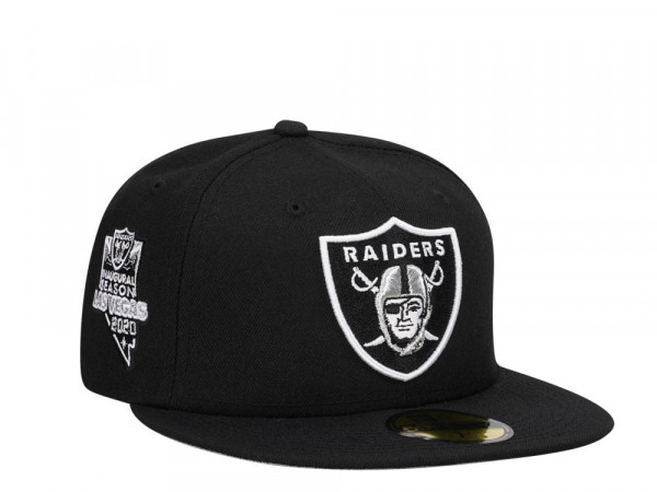 New Era Las Vegas Raiders Inaugural Season 2020 Black Edition 59Fifty Fitted Cap