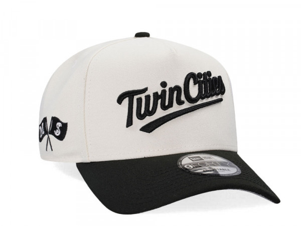New Era Minnesota Twins Twin Cities Chrome Two Tone Edition A Frame Snapback Cap