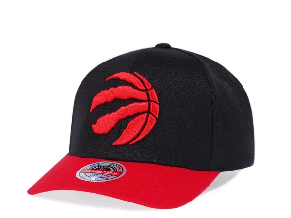 Mitchell & Ness Toronto Raptors Team Two Tone Red Line Solid Flex Snapback Cap