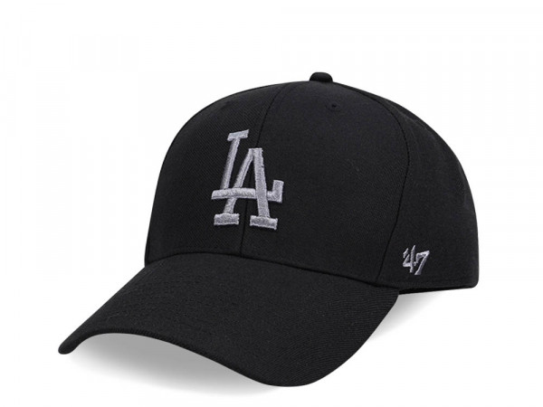 47Brand Los Angeles Dodgers Black Ballpark MVP Snapback Cap