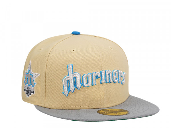 New Era Seattle Mariners All Star Game 1979 Vegas Silver Two Tone Edition 59Fifty Fitted Cap