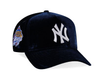 New Era New York Yankees World Series 1999 Navy Velvet Edition 9Forty A Frame Snapback Cap