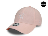 New Era New York Yankees Pink Linen Womens 9Forty Strapback Cap