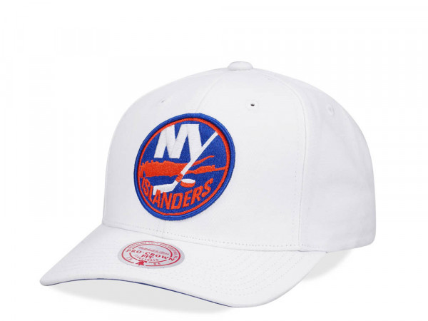 Mitchell & Ness New York Islanders All in Pro White Snapback Cap