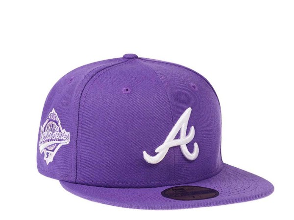 New Era Atlanta Braves World Series 1995 Purple Edition 59Fifty Fitted Cap