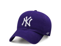 47Brand New York Yankees Purple Clean up Strapback Cap