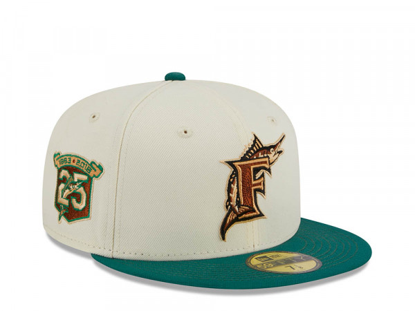 New Era Florida Marlins 25th Anniversary Stone Two Tone Edition 59Fifty Fitted Cap