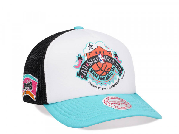 Mitchell & Ness San Antonio Spurs All Star 1996 Party Time Trucker Snapback Cap