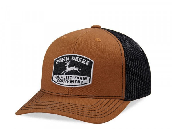 John Deere Vintage Raised Embroidery Trucker Snapback Cap