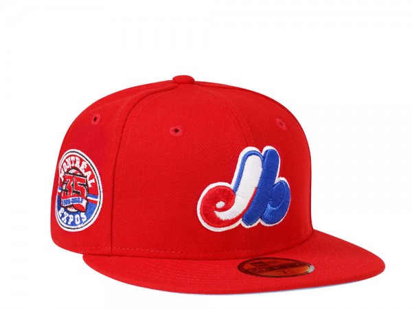 New Era Montreal Expos 35th Anniversary Red Classic Edition 59Fifty Fitted Cap